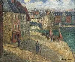De kade in Dieppe