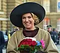 Koningin Máxima met picture hat, 2015