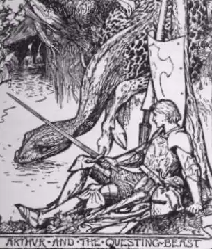 Arthur en het 'speurbeest, getekend door Henry J. Ford