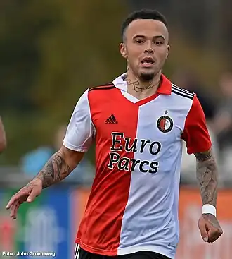 Hartman spelend voor Feyenoord in 2023