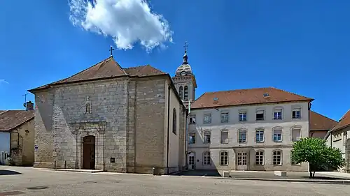 De Katholieke kerk Saint Martin in Quingey
