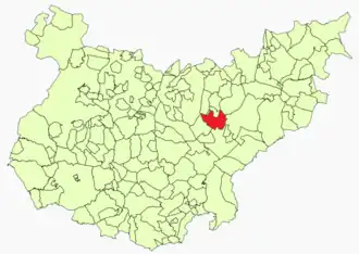 Kaart van Quintana de la Serena