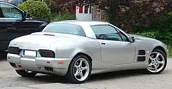 Qvale Mangusta, achteraanzicht