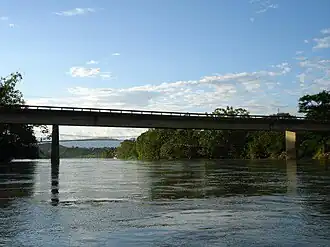 Brug over de Río Caguán