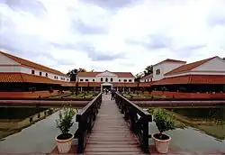 Het hoofdgebouw van de Villa Rustica Borg