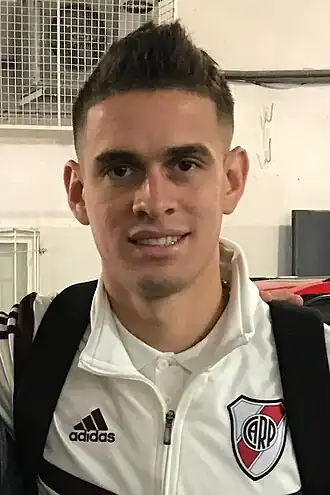 Borré in 2019 als speler van River Plate