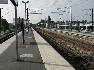 Overzicht over het station.
