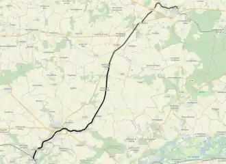 Spoorlijn Longueville - Esternay op de kaart