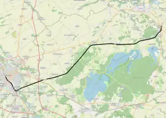 Spoorlijn Troyes - Brienne-le-Château op de kaart