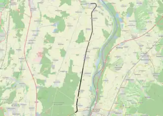 Spoorlijn Neuf-Brisach - Bantzenheim op de kaart