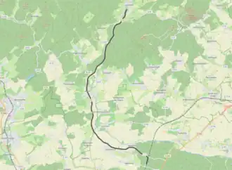 Spoorlijn Walbourg - Lembach op de kaart