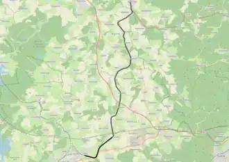 Spoorlijn Réding - Diemeringen op de kaart