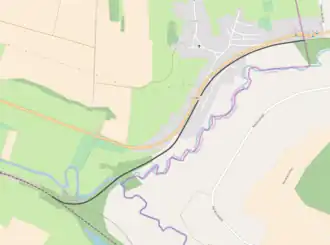 Spoorlijn Montmédy - Écouviez op de kaart