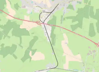 Spoorlijn Vrigne-Meuse - Vrigne-aux-Bois op de kaart