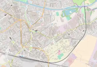 Spoorlijn Armentières - Houplines op de kaart