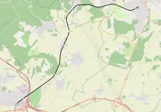 Spoorlijn Montsoult-Maffliers - Luzarches op de kaart