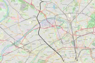 Spoorlijn Paris-Saint-Lazare - Ermont-Eaubonne op de kaart