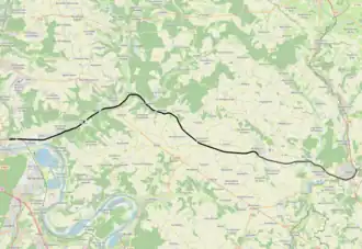 Spoorlijn Gisors-Embranchement - Pont-de-l'Arche op de kaart