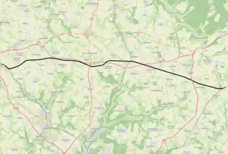 Spoorlijn Montérolier-Buchy - Motteville op de kaart