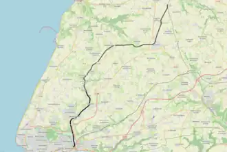 Spoorlijn Le Havre-Graville - Tourville-les-Ifs op de kaart