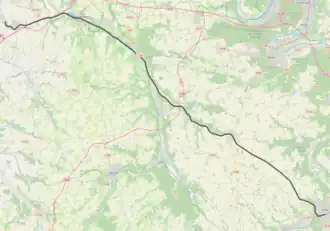 Spoorlijn Évreux-Embranchement - Quetteville op de kaart