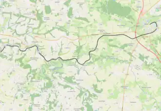 Spoorlijn Falaise - Berjou op de kaart