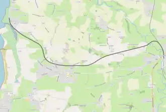 Spoorlijn Orval-Hyenville - Regnéville op de kaart