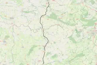 Spoorlijn La Chapelle-Anthenaise - Flers op de kaart