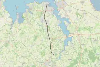 Spoorlijn Dinan - Dinard-Saint-Énogat op de kaart