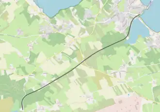 Spoorlijn Perros-Saint-Fiacre - Le Fret op de kaart