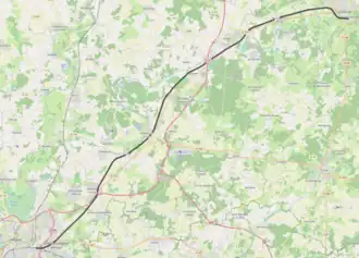 Spoorlijn Angers-Saint-Laud - La Flèche op de kaart