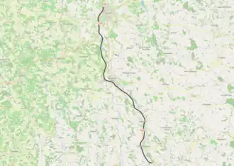 Spoorlijn Condom - Castéra-Verduzan op de kaart