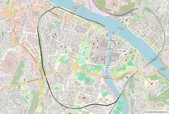 Spoorlijn Bayonne - Allées-Marines op de kaart