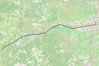 Spoorlijn Perpignan - Villefranche-Vernet-les-Bains op de kaart