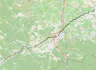 Spoorlijn Elne - Arles-sur-Tech op de kaart