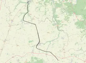 Spoorlijn Étampes - Beaune-la-Rolande op de kaart