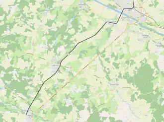 Spoorlijn Gien - Argent op de kaart