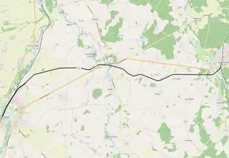 Spoorlijn Saint-Florent-sur-Cher - Issoudun op de kaart