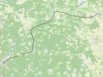 Spoorlijn Salbris - Argent op de kaart