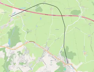 Spoorlijn Doyet-la-Presle - Bézenet-Orléans op de kaart