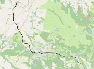Spoorlijn Laqueuille - Le Mont-Dore op de kaart
