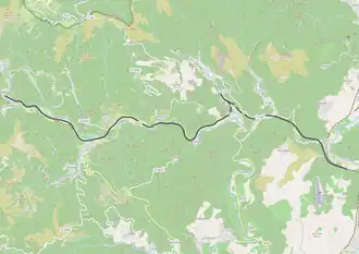 Spoorlijn La Tour-sur-Orb - Plaisance-Andabre op de kaart