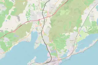 Spoorlijn Sète-Ville - Montbazin-Gigean op de kaart