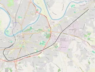 Spoorlijn Albi - Saint-Juéry op de kaart