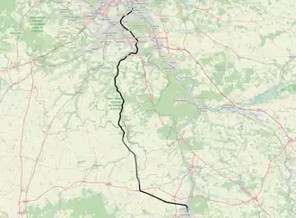 Spoorlijn Villeneuve-Saint-Georges - Montargis op de kaart