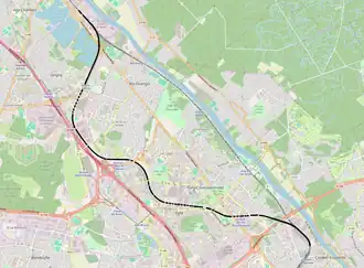Spoorlijn Grigny - Corbeil-Essonnes op de kaart