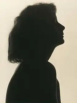 Greta Garbo, silhouette