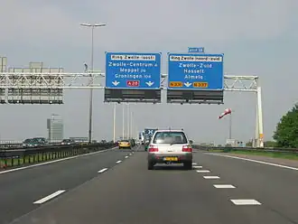 IJsselbrug in de richting Zwolle (voor 2011)