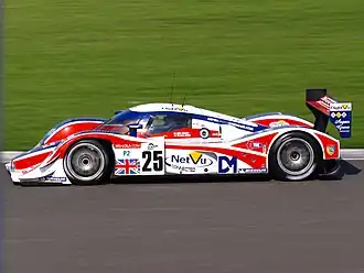 De RML-Lola in actie tijdens een race van de Le Mans Series