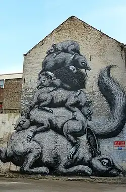 Aantal dieren door ROA in Oostende, België